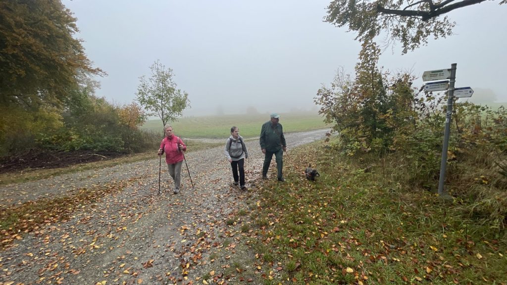 Wanderfreunde beim Wandern