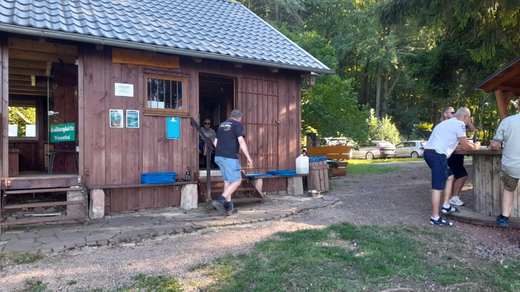 die Roßberghütte von außen